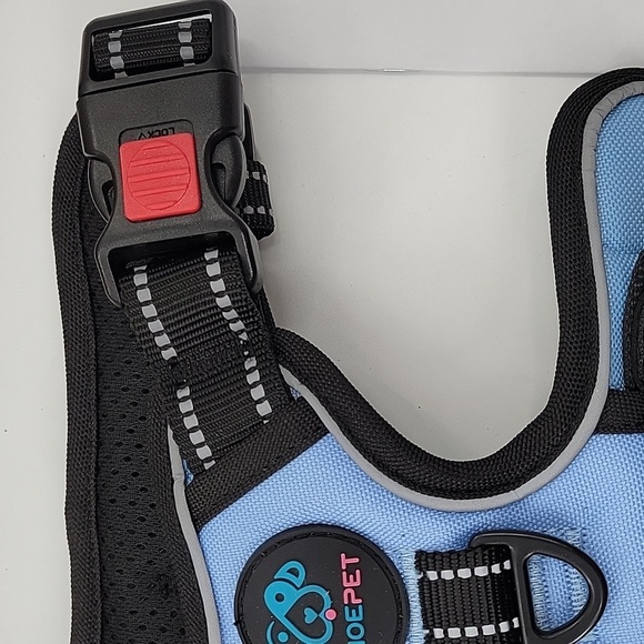 Blue and Black Dog Harness - Picture 11 of 16